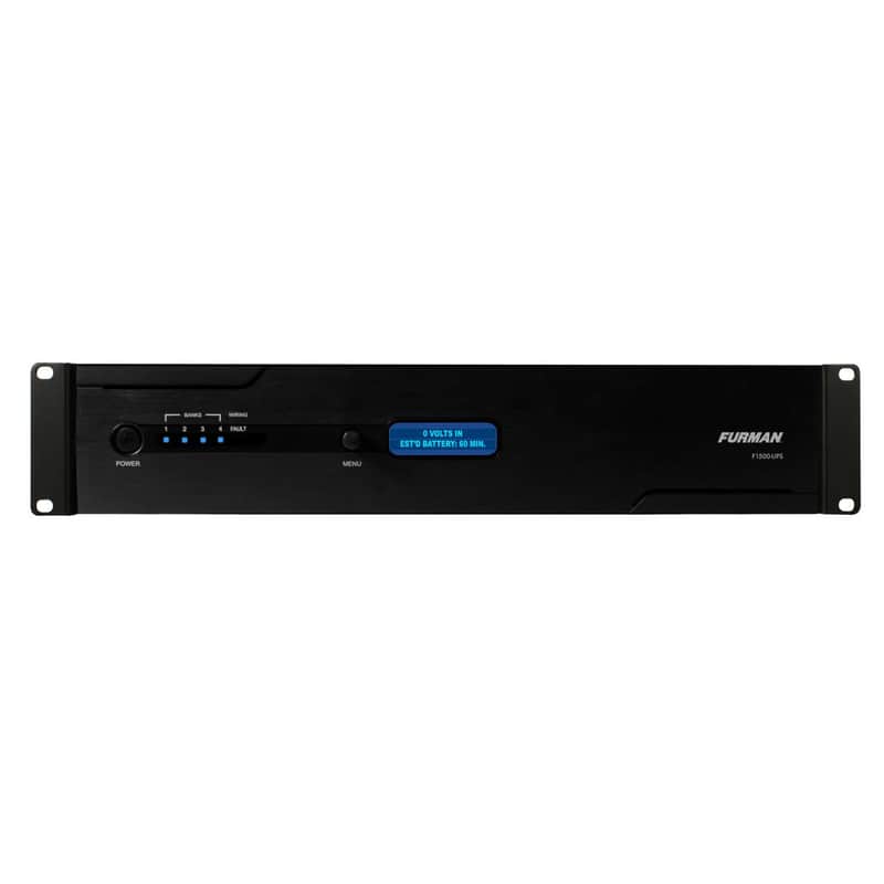 Furman F1500-UPS | 1500Va 2RU Rack Mount UPS AVR RS-232 USB Interface BlueBOLT image 1
