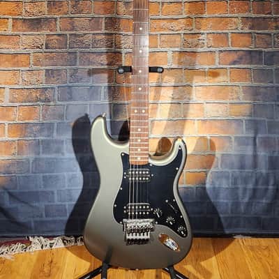 Fender 2001 Deluxe Double Fat Strat HH Floyd Rose Pewter image 1