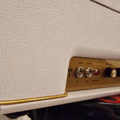 Marshall 1959SLP MK II Reissue 2-Channel 100-Watt Guitar Amp Head 1993 - 2000 - White imagen 12