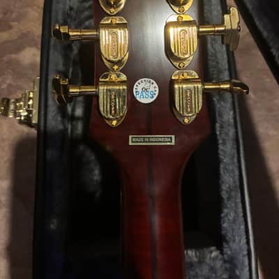 RARE Epiphone inspired by Gibson j-200 vine custom Burst image 9
