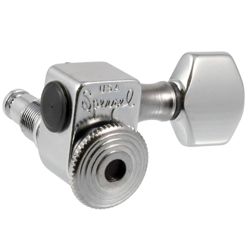 Allparts TK-7467-010 Spertzel 6-in-Line Locking Tuning Machines image 1