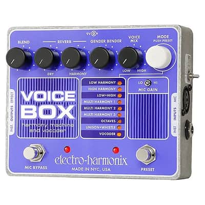 Electro-Harmonix Voice Box Harmony Machine & Vocoder, VOICE BOX image 6