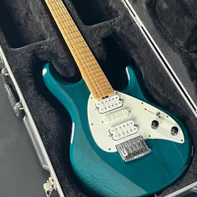 Ernie Ball Music Man Silhouette - Teal Green with Maple Fingerboard image 1