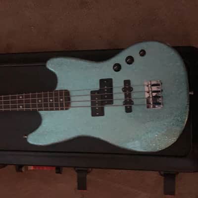 Ocean spray metal flake crook custom guitars electric bass guitars image 9
