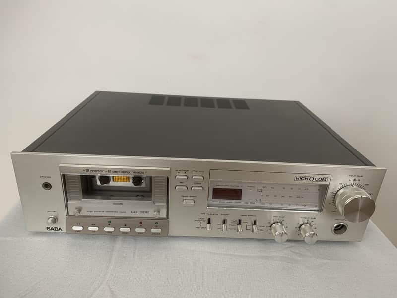 Saba CD 362 Kassettendeck Tape Deck Retro Vintage Silber image 1