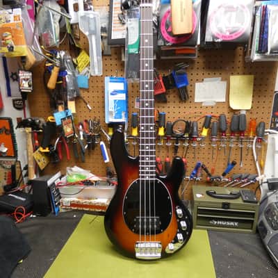 Ernie Ball Music Man Stingray Neck Through 2015 - Vintage Sunburst image 2