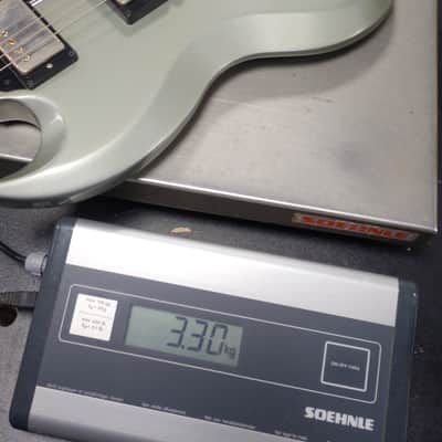 Gibson 1964 SG Standard Reissue Meastro Vibrola VOS Silver Mist Poly imagen 11