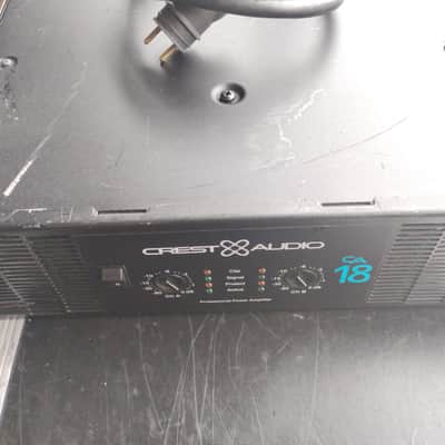 Crest Audio CA- 18 5000 watt power amplifier 2012 - Black image 2