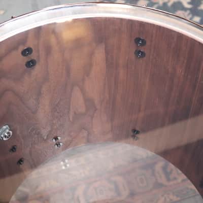 Tama 4pc Starclassic Birch/Walnut Drum Kit Shell Pack Ice Blue Pearl image 10
