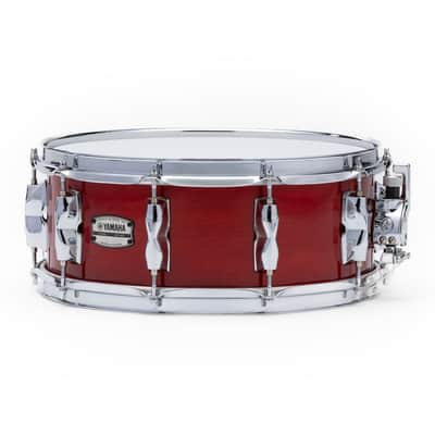 Yamaha Recording Custom Snare Drum 14x5.5 Red Autumn image 2