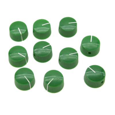 10pcs Green Vintage Style Barrel Guitar AMP Knob Amplifier Knobs image 1