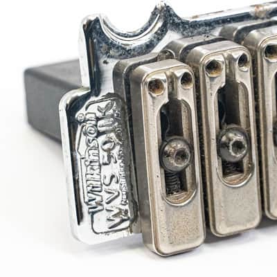 Wilkinson WVS50IIK 52.5mm 2-Point Tremolo Bridge Chrome for Strat Guitar image 2