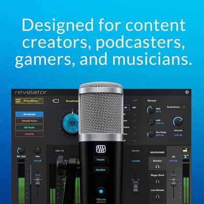 PreSonus Revelator USB Condenser Microphone - Black image 5
