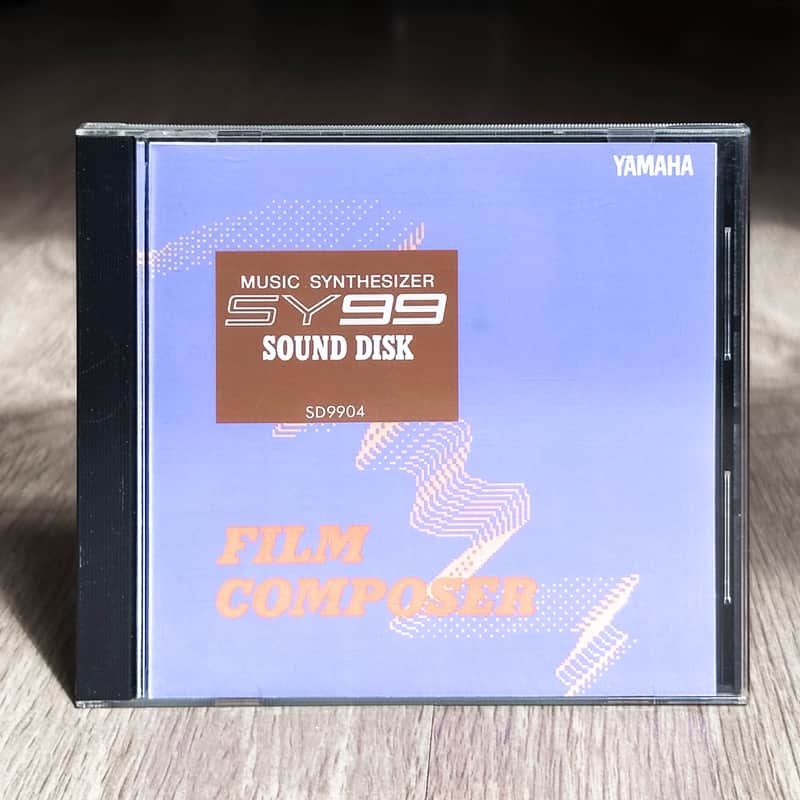 Yamaha SY99 - SD9904 - Film Composser // Original Patches & Waveform Disk // BOXED image 1