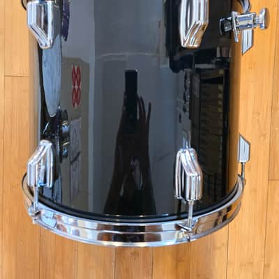 Singles - Rogers Big R 12x14 Rack Tom (Black Wrap) image 4