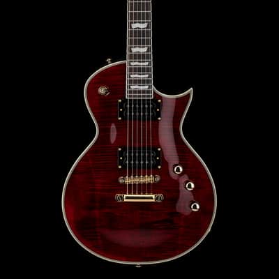 LTD EC-1000T CTM - See Thru Black Cherry #50598 (Factory Demonstration Model) image 3