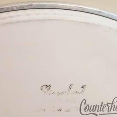Slingerland 13"Sound King Drum Head Batter/Resonant White Parade USA Vintage 60s image 2