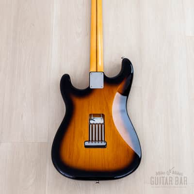 2018 Fender Eric Johnson Signature Stratocaster Thinline Sunburst w/ Case, Tags & CoA image 3