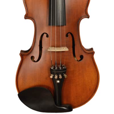 Adagio EM-130-1/4 Solid Spruce Top 1/4 Size Student Violin Outfit w/Lightweight Case & Bow image 2
