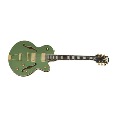 Uptown Kat ES Emerald Green Metallic Epiphone image 5