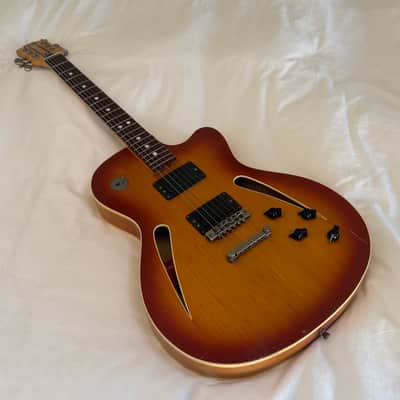 Vintage Defil Jowita Hollow Body Electric Guitar - Made in Europe - Free Pro Setup image 14