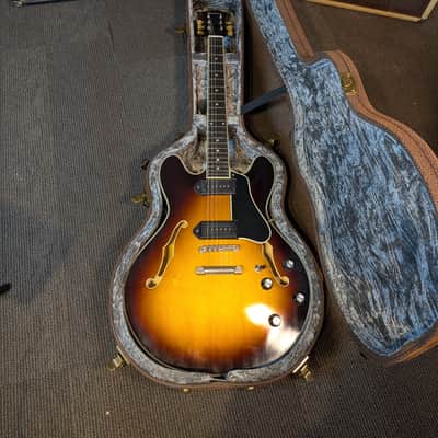 Eastman T60/TV Thinline Semi-Hollow Electric Guitar w/Case - Sunburst (Serial #P2501359) image 8