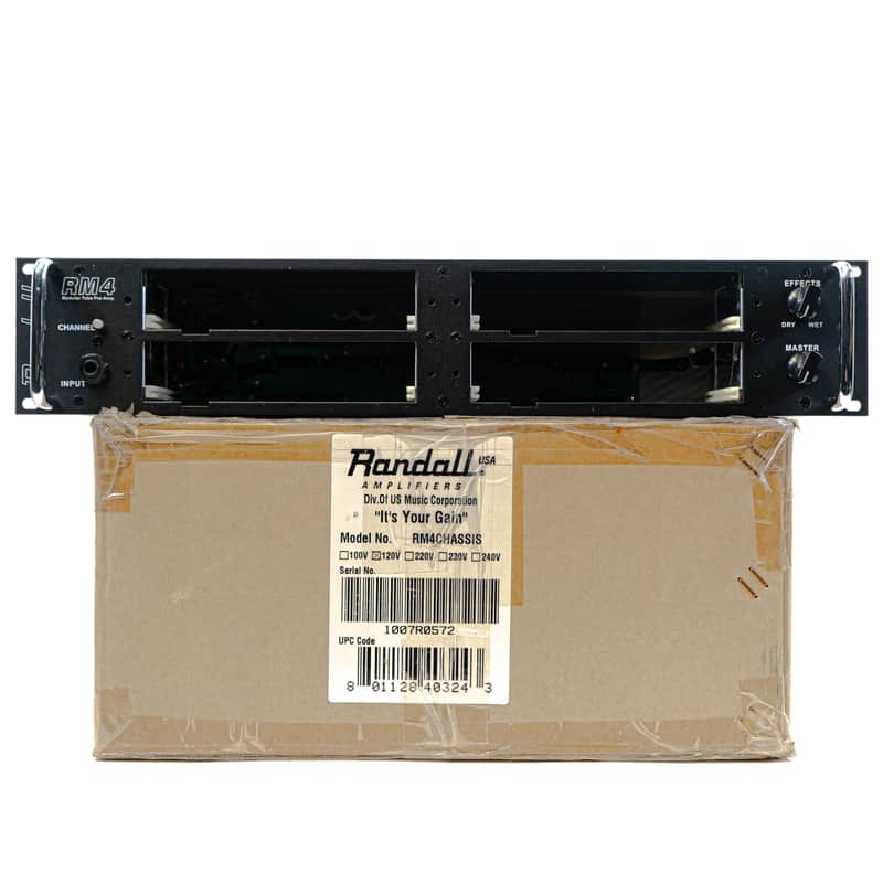 Randall RM4 4-Slot Modular Tube Preamp (MTS) with Original Box image 1
