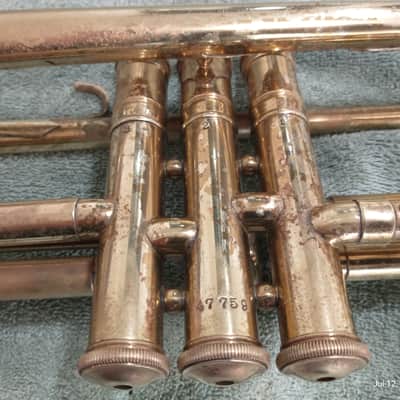 Harry Pedler & Sons American Triumph Trumpet 1950's for parts/repair image 7