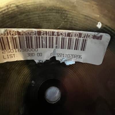 Zildjian 21" A Custom Medium Ride Cymbal 2002 - 2008 - Brilliant image 3