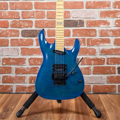Belanger Guitar Company Custom Shop SM-1 Prototype Transparent Blue 2000s w/Gigbag image 4