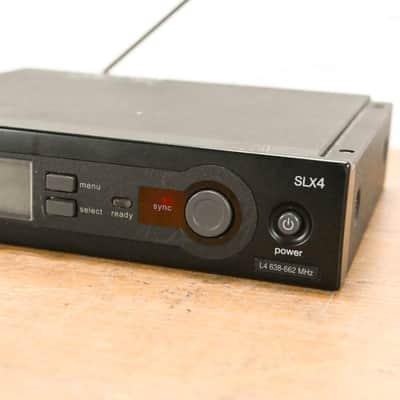 Shure SLX4 Wireless Receiver - L4 Band: 638-662 MHz (NO POWER SUPPLY) CG012KQ image 2