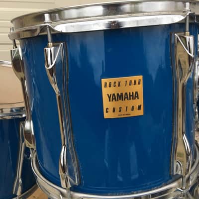 Yamaha Rock Tour Custom 22-10-12-14-16 1990's Cobalt Blue image 3