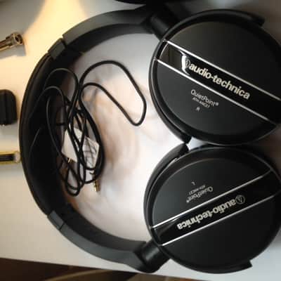 Audio technica ATH-ANC27 Quiet Point Active Noise-Cancelling headphones black image 5