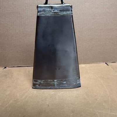 Unbranded Large Handcrafted Steel Cowbell – Silver Finish – Heavy-Duty Percussion Bell – Used image 1
