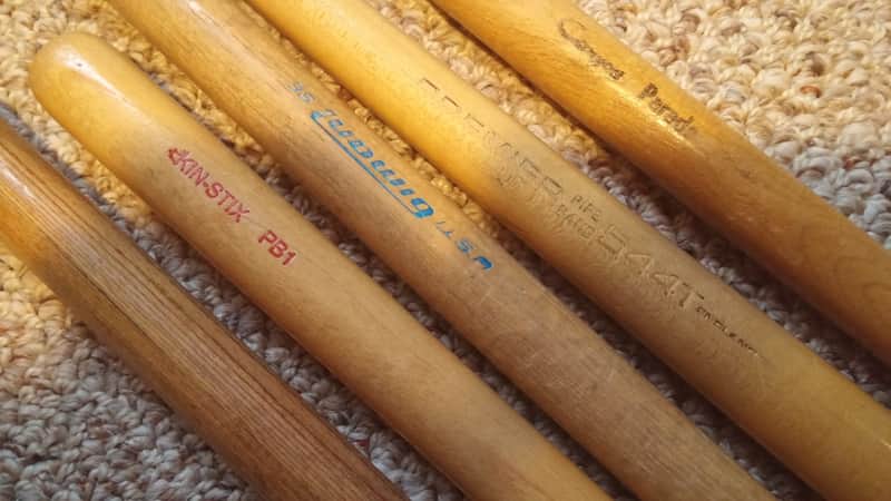 VINTAGE Pipe Band Parade Bagpipe Marching Drum Sticks PREMIER  B&H LUDWIG LOT OF  5 image 1