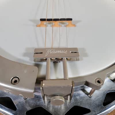 Framus Tenor 4 String Banjo 1960s w/ Chipboard Case image 21