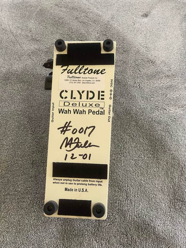 Fulltone Clyde Deluxe Wah 2001 Signed #0017 by Mike Fuller image 1
