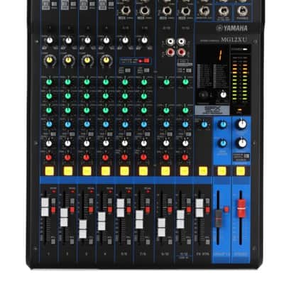 Yamaha MG12XU 12-Channel Analog Mixer 2016 - Present - Black image 2