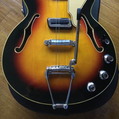 Meazzi hollow body mod SPITFIRE anni 60 - yellow sunburst image 4