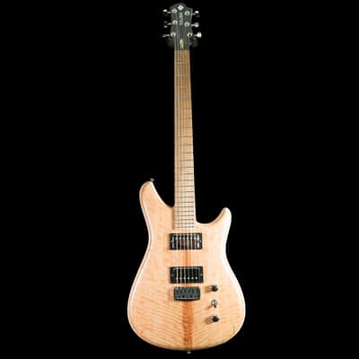 Relish Guitars Roadster Live Flamed Pear Top Pickup Swapping - Natural image 3