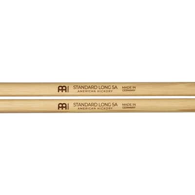 Meinl 5A Standard LONG Drum Sticks American Hickory SB103 image 3