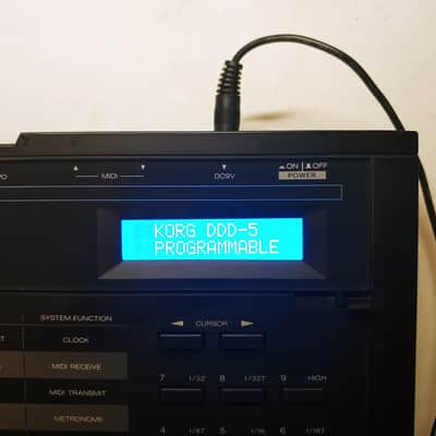 Korg DDD-5 Dynamic Digital Drums - NEW LCD SCREEN, Battery, Serviced image 2