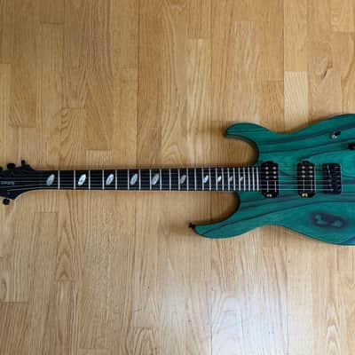 Caparison Dellinger II FX-AM Dark Green Matt With Case - Railhammer Pickups image 21