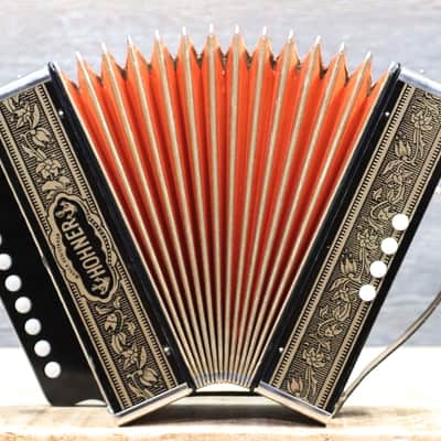 Hohner Vienna 1-Row 4-Bass 10-Treble Button "C" Diatonic Accordion - Germany image 8
