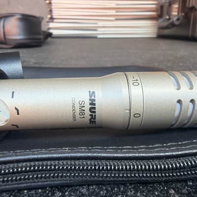 Shure SM81 Small Diaphragm Cardioid Condenser Microphone 1984 - Present - Silver image 2