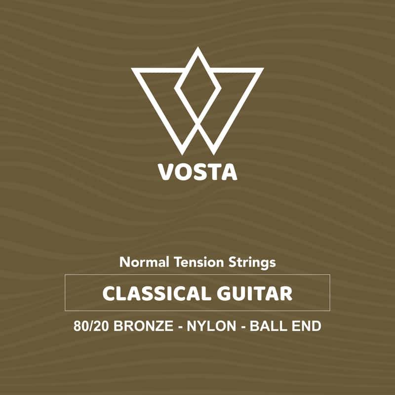 Vosta 80/20 Bronze Nylon Classical Guitar Strings - Normal Ball-End image 1