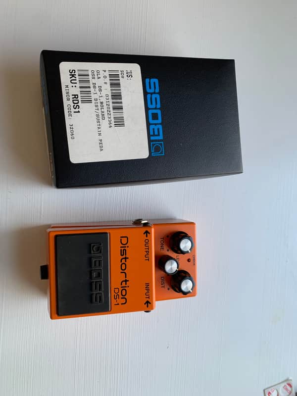 Boss DS-1 Distortion (Silver Label) 1994 - Present - Orange image 1
