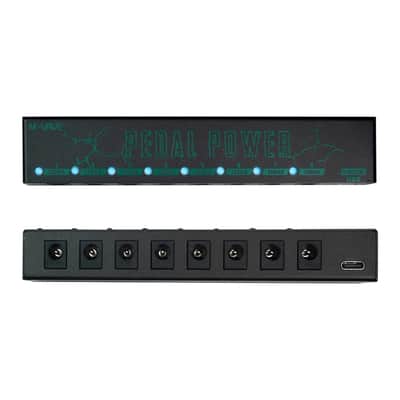 M-vave Portable Guitar Pedal Power Supply 8 Outputs DC 9V 100/300mah, Price include the Import duty image 2
