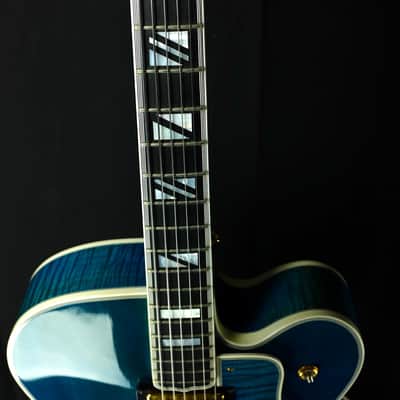 Heritage  Super Eagle 1998 Blue Sunburst Rare Archtop Guitar image 18