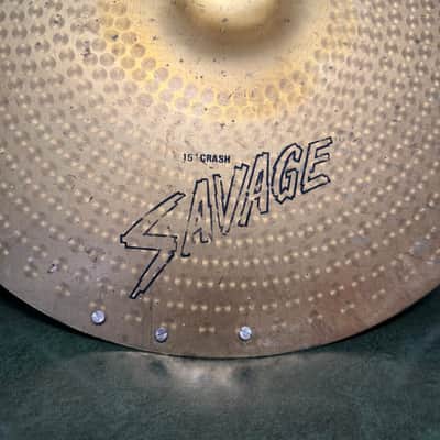 Camber Savage 16” Sizzle Crash Cymbal Vintage - 1094g image 2